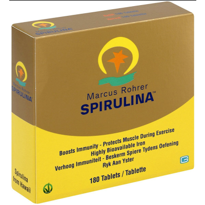 Marcus Roher Spiulina Bottle 180 Tablets Refill